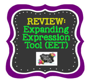 Expanding Expression Tool {Review} - Teach Speech 365